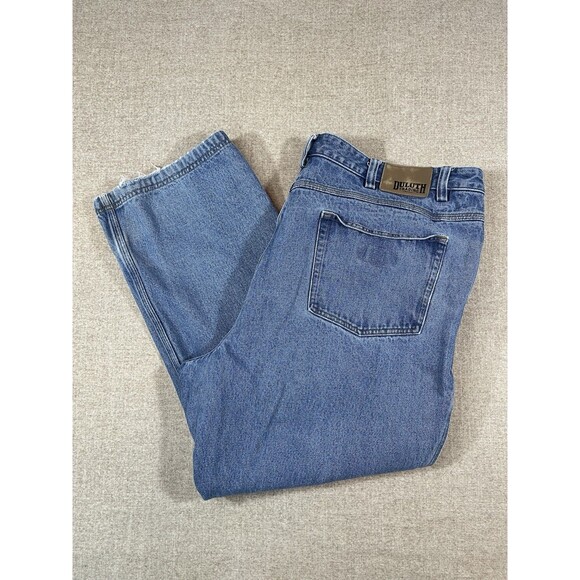 Duluth Trading Co Other - DULUTH Trading Co Men's Blue Relaxed Fit Heavy Casual Utility Jeans Size 48x28